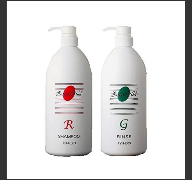 ジザニア シャンプーR ＋ リンスG 1000ml かたい髪用セット 