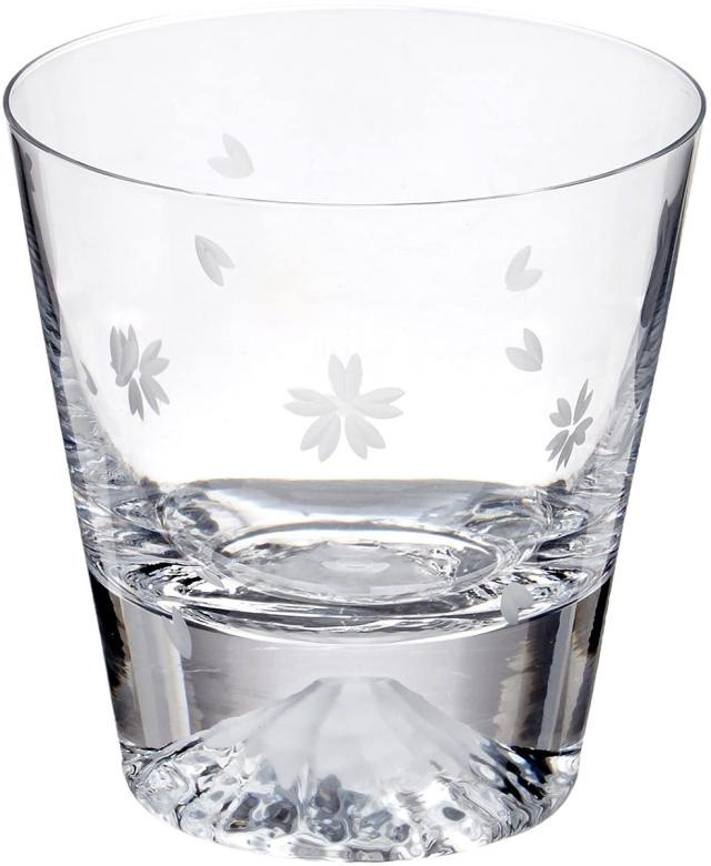 田島硝子 富士山 ロックグラス 桜富士 TG16-015-RS (桜風呂敷包み)&nbsp;の通販は 5,644円