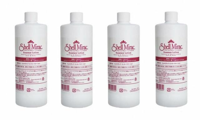 シェルミラック エッセンスローション 500ml 4個セット毛穴対策 しっかり潤う 化粧水 自然派お悩みケア化粧水 スキンケア化粧品 敏感肌 乾燥肌 かゆみケア 保湿 除菌 セラミド