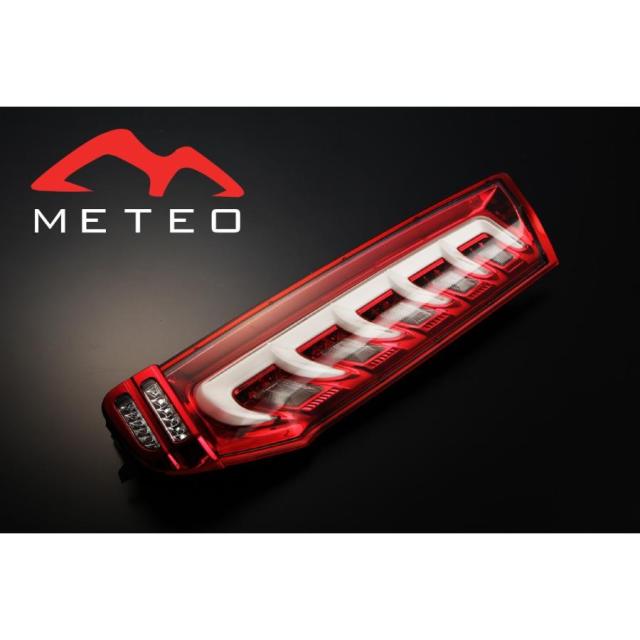 【流れるウィンカー】METEO 80系 NOAH (ノア）VOXY（ヴォクシー）ESQUIRE(エスクァイア）ファイバー LEDテールランプ メテオ CRNRCの通販は