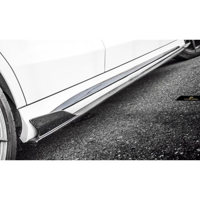【FUTURE DESIGN正規品】BENZ ベンツ W205 Cクラス セダン 4D 用AMG カーボン サイドスカート DryCarbon C180 C200 C43 C63の通販は