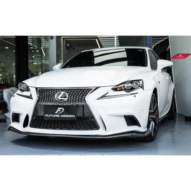 LEXUS IS350 IS300h IS250 IS200t F-SPORTバンパー用リップスポイラー 本物Carbon カーボン_2