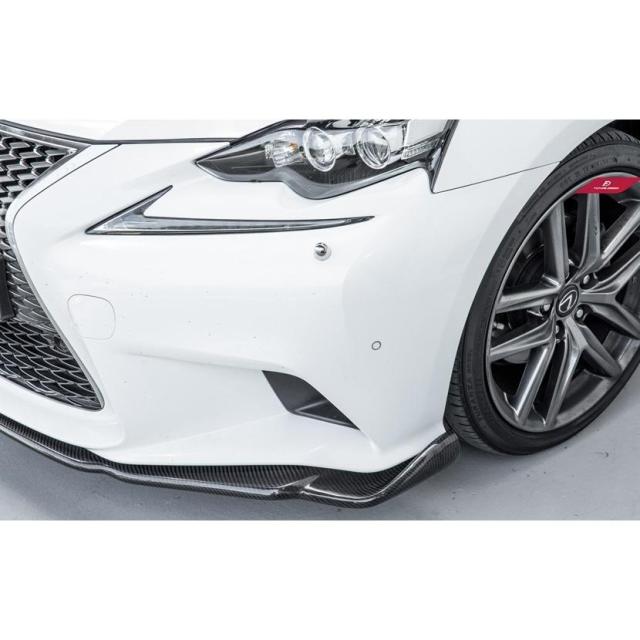LEXUS IS350 IS300h IS250 IS200t F-SPORTバンパー用リップスポイラー 本物Carbon カーボン_4