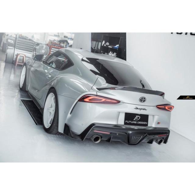 【FUTURE DESIGN】TOYOTA トヨタ A90 SUPRA スープラ SZ SZ-R RZ リアスポイラー 本物Drycarbon ドライカーボン カスタム エアロ パフォーマンス_1