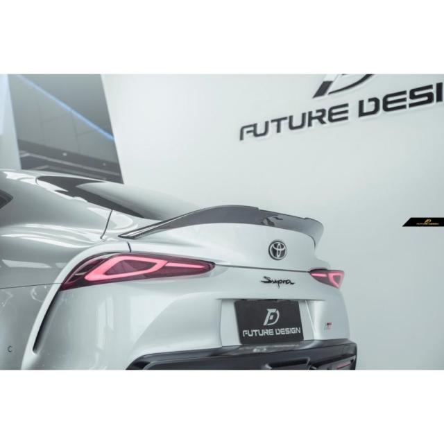 【FUTURE DESIGN】TOYOTA トヨタ A90 SUPRA スープラ SZ SZ-R RZ リアスポイラー 本物Drycarbon ドライカーボン カスタム エアロ パフォーマンス_10