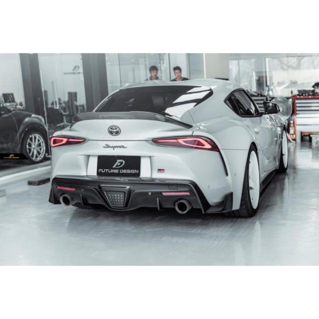 【FUTURE DESIGN】TOYOTA トヨタ A90 SUPRA スープラ SZ SZ-R RZ リアスポイラー 本物Drycarbon ドライカーボン カスタム エアロ パフォーマンス_4