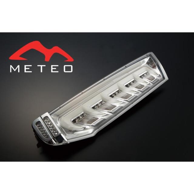 【流れるウィンカー】METEO 80系 NOAH (ノア）VOXY（ヴォクシー）ESQUIRE(エスクァイア）ファイバー LEDテールランプ オールクリア CNC 付属LEDリフレクターの通販は 46,200円
