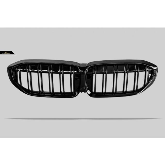BMW 3シリーズ G20 G21 フロント用艶ありブラックキドニーグリル センターグリル Performance style 2 パフォーマンスの通販は
