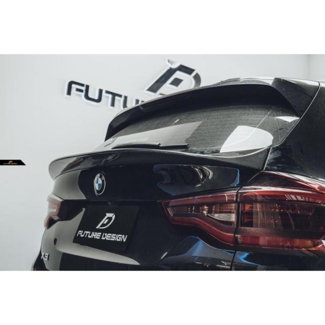 【BMW X3 G01 トランク用リアスポイラー 本物DryCarbon ドライカーボン エアロ カスタムの通販は
