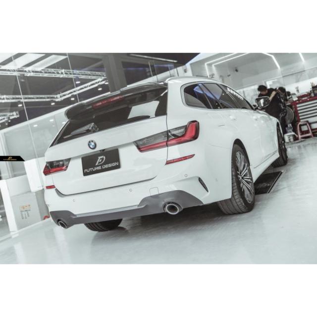 【FUTURE DESIGN】BMW 3シリーズ G21 ツーリング リアスポイラー 本物DryCarbon ドライカーボン エアロ カスタム パフォーマンス_1