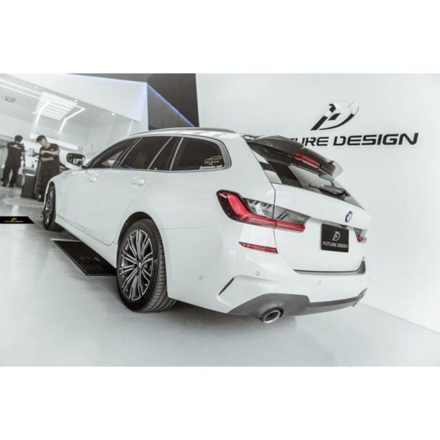 【FUTURE DESIGN】BMW 3シリーズ G21 ツーリング リアスポイラー 本物DryCarbon ドライカーボン エアロ カスタム パフォーマンス_5