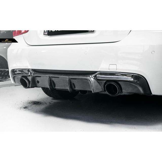 BMW 3シリーズ E90 セダン E91 ツーリング Mスポーツバンパー用リアディフューザー 本物Carbon カーボン