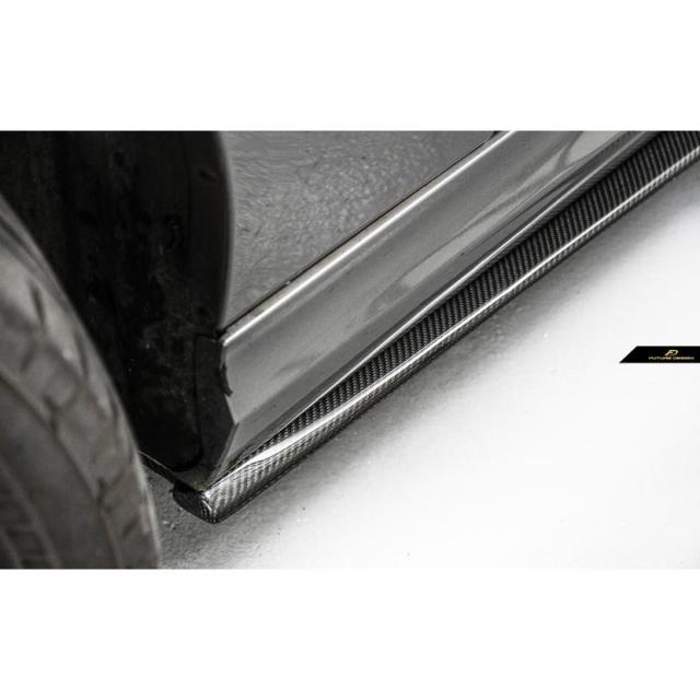 BMW 3シリーズ E90 セダン E91 ツーリング 前期車 Mスポーツ サイド用 スカート ステップ スポイラー 本物DryCarbon ドライカーボン_1