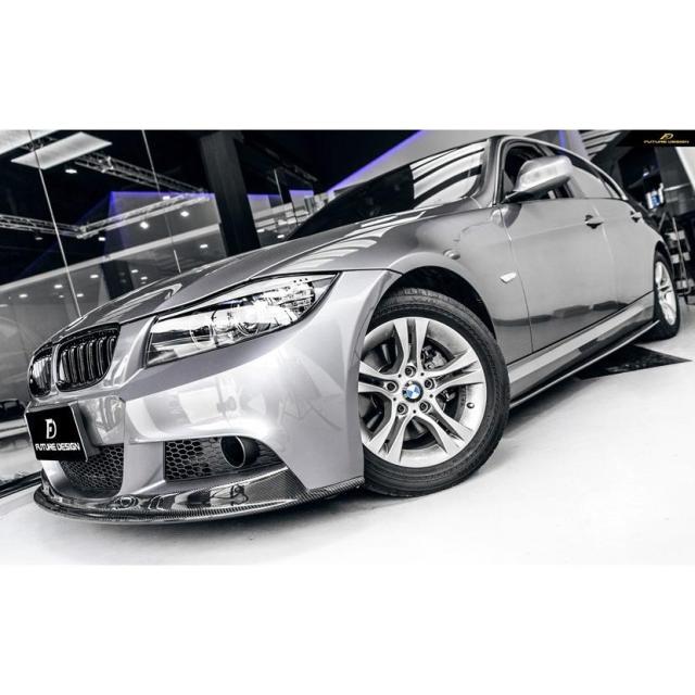 BMW 3シリーズ E90 セダン E91 ツーリング 前期車 Mスポーツ サイド用 スカート ステップ スポイラー 本物DryCarbon ドライカーボン_3
