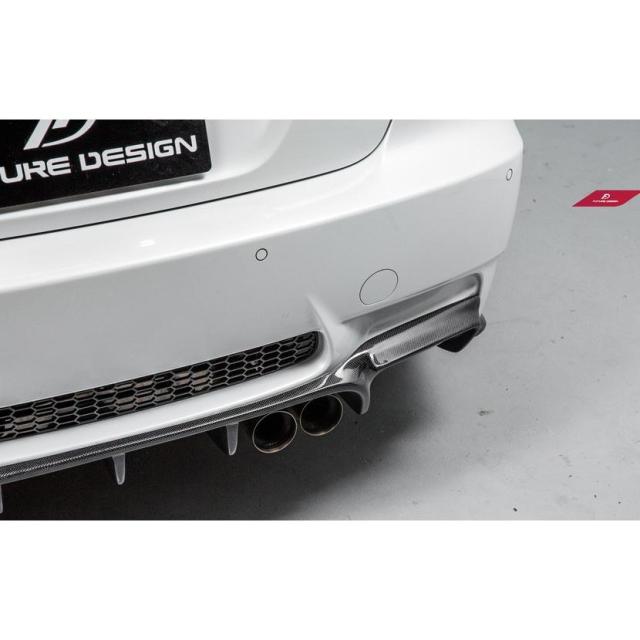 BMW E92 E93 M3リアバンパー用 カーボン ディフューザー DryCarbon 本物ドライカーボン パフォーマンス GTS V スポイラー_2