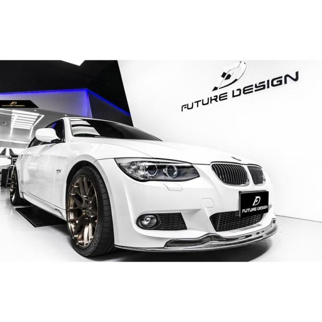 BMW 3シリーズ E92 E93 LCI M-TECH フロント用カーボン リップスポイラー DryCarbon ドライカーボン パフォーマンス ARKYM_1