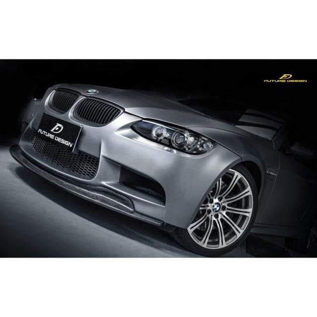 BMW 3シリーズ E90 E92 E93 M3フロント用カーボン リップスポイラー DryCarbon ドライカーボン パフォーマンス MODE V2 スタイル_1