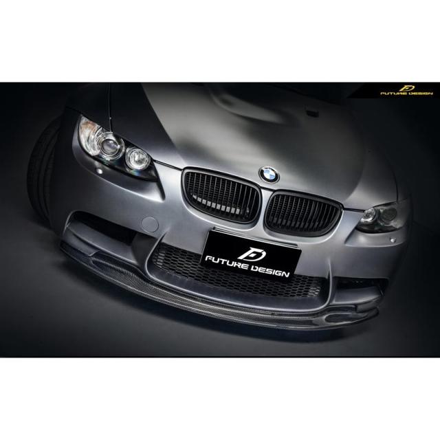 BMW 3シリーズ E90 E92 E93 M3フロント用カーボン リップスポイラー DryCarbon ドライカーボン パフォーマンス MODE V2 スタイル_2