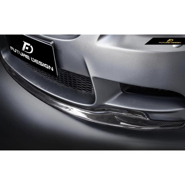 BMW 3シリーズ E90 E92 E93 M3フロント用カーボン リップスポイラー DryCarbon ドライカーボン パフォーマンス MODE V2 スタイル_4