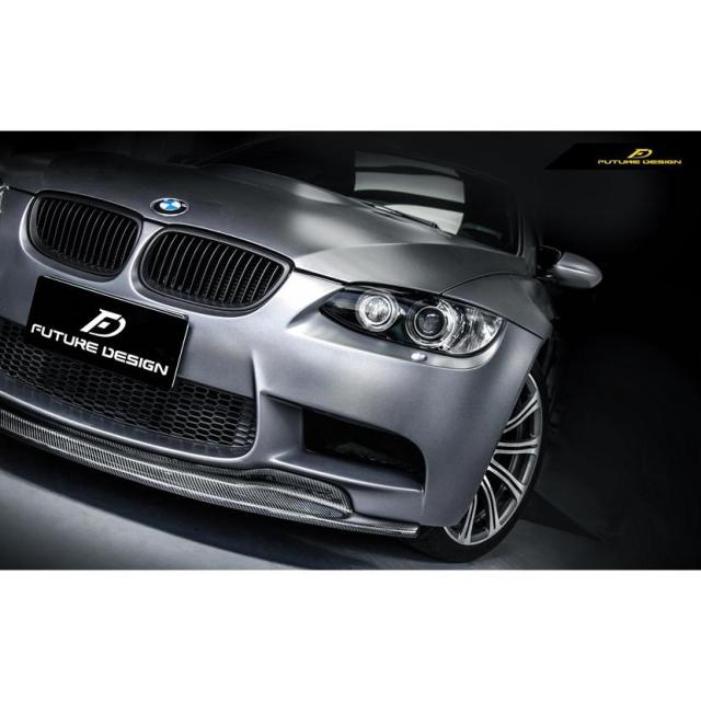 BMW 3シリーズ E90 E92 E93 M3フロント用カーボン リップスポイラー DryCarbon ドライカーボン パフォーマンス MODE V2 スタイル_5