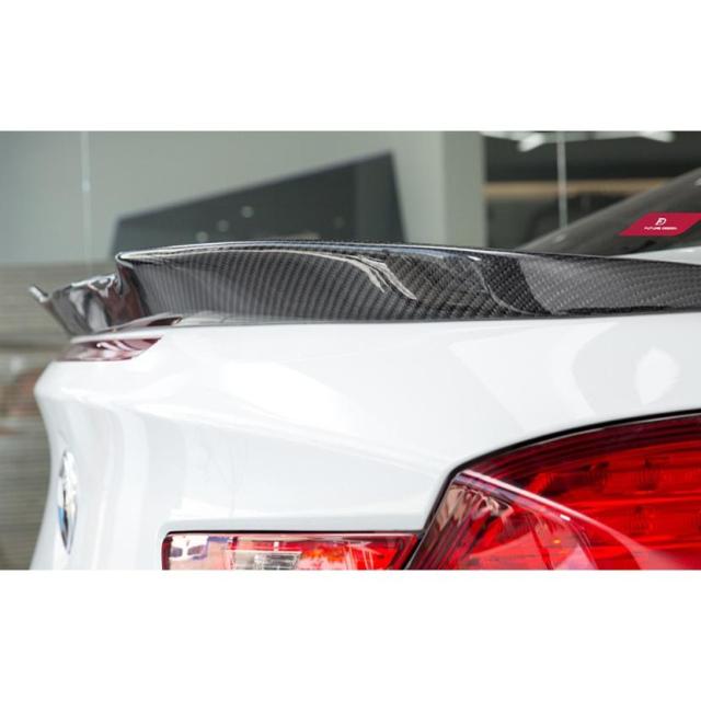 BMW 6シリーズ F06 F13 M6 Mスポーツバンパー用カーボン リアスポイラー DryCarbon ドライカーボン パフォーマンス V スタイル_5