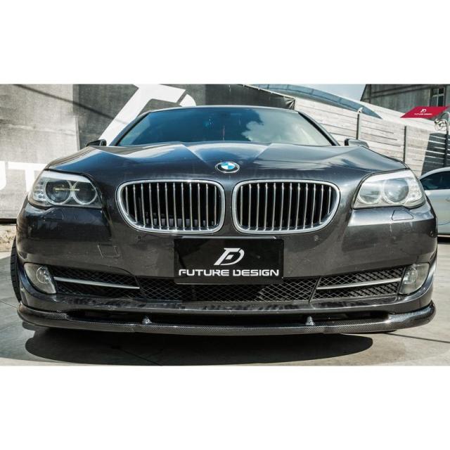 BMW 5シリーズ F10 セダン F11ツーリング フロント用リップスポイラー カーボン Carbon パフォーマンス H スタイル_1