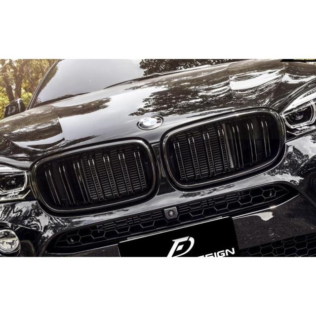 BMW X6 F16 フロント用艶ありブラックキドニーグリル センターグリル Performance style 2 パフォーマンスの通販は