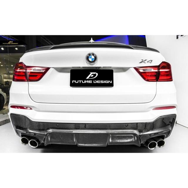 BMW Xシリーズ F26 X4 M-TECH フロント用カーボン ディフューザー スポイラー DryCarbon ドライカーボン パフォーマンス DD