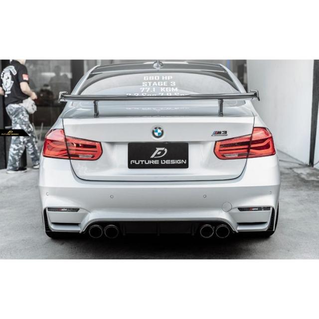 【FUTURE DESIGN】BMW 3シリーズ F30 トランク用リアウィング 本物DryCarbon ドライカーボン パフォーマンス エアロ GTの通販は 111,500円