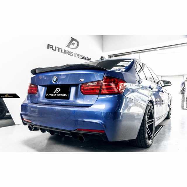 BMW 3シリーズ F30 F80 セダン 用カーボン リアスポイラー リアウィング 本物DryCarbon ドライカーボン パフォーマンス PSM スタイルの通販は