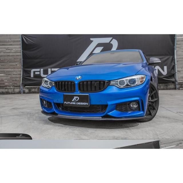 BMW 4シリーズ F32 F33 F36 Mスポーツ フロントバンパー用カーボン リップスポイラー 本物DryCarbon ドライカーボン M-TECH RIG