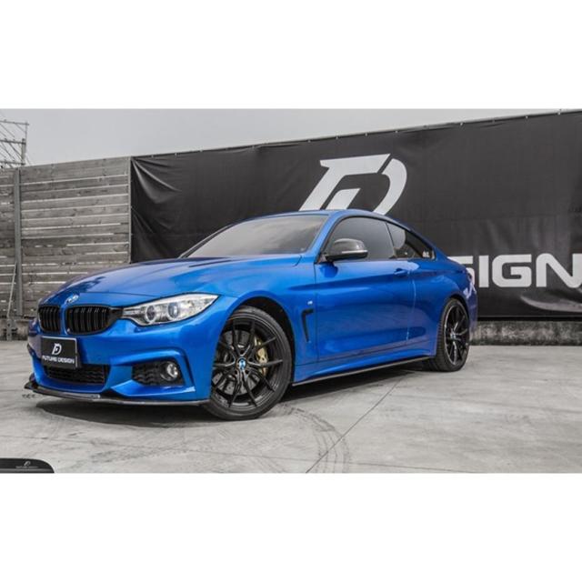 BMW 4シリーズ F32 F33 F36 Mスポーツ フロントバンパー用カーボン リップスポイラー 本物DryCarbon ドライカーボン M-TECH RIG_1