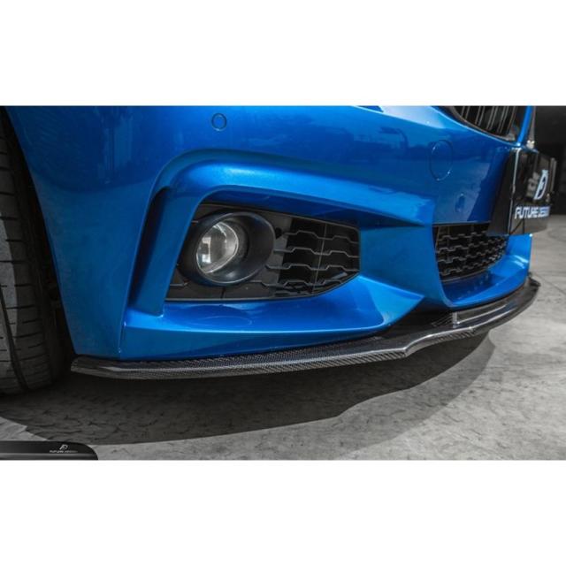 BMW 4シリーズ F32 F33 F36 Mスポーツ フロントバンパー用カーボン リップスポイラー 本物DryCarbon ドライカーボン M-TECH RIG_3