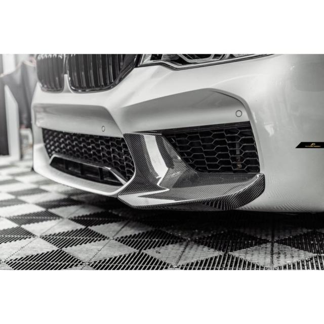 BMW 5シリーズ F90 M5 フロントバンパー用 カーボン リップスポイラー DryCarbon 本物ドライカーボン パフォーマンス スポイラー スプリッターの通販は 56,100円