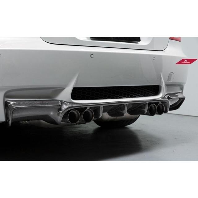 BMW E92 E93 M3リアバンパー用 カーボン ディフューザー DryCarbon 本物ドライカーボン パフォーマンス GTS-V スポイラー_3