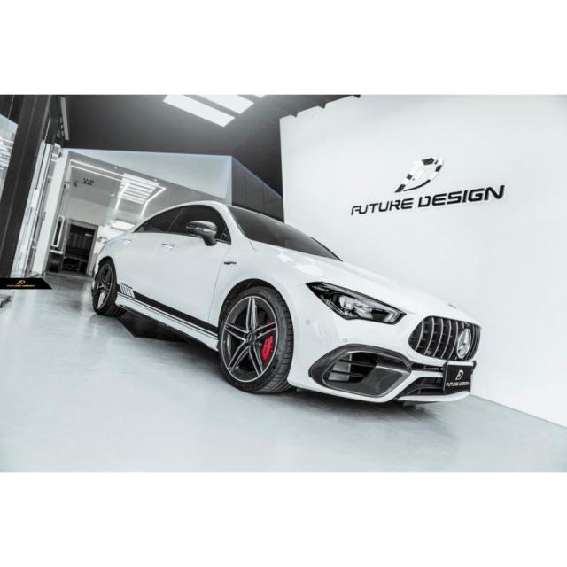 BENZ メルセデス・ベンツ CLA-Class W118 AMG サイドステップ用スカート 本物DryCarbon ドライカーボン エアロ 180 200d 35 45_6
