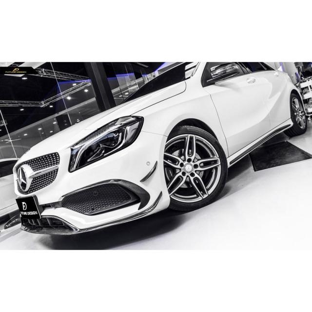 BENZ メルセデス・ベンツ W176 Aクラス エアロ サイドスカート 本物カーボン Carbon スポーツ AMG サイドステープ