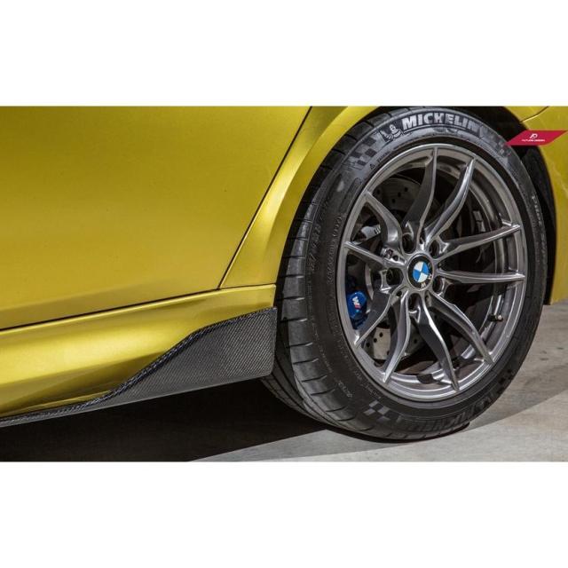 BMW F80 M3 セダン専用 サイドスカートカーボ ステープ スポイラー DryCarbon 本物ドライカーボン FD_1