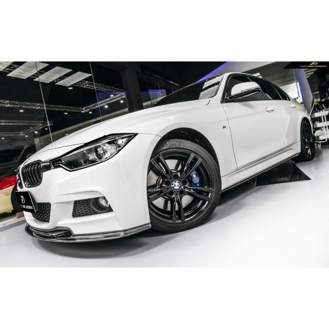 BMW 3シリーズ F30 セダン F31 ツーリング Mスポーツ M3 用カーボン サイドスポイラー ステージ 本物DryCarbon ドライカーボン パフォーマンス FD2 スタイル_4