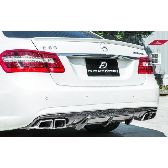 BENZ メルセデスベンツ Eクラス W212 AMGバンパー用ディフューザー 本物Carbon カーボン エアロ FD スタイル E63