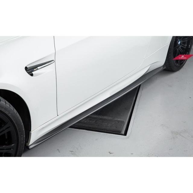 BMW 3シリーズ E90 E92 E93 M3専用 サイドスカート スポイラー 本物Drycarbon ドライカーボン