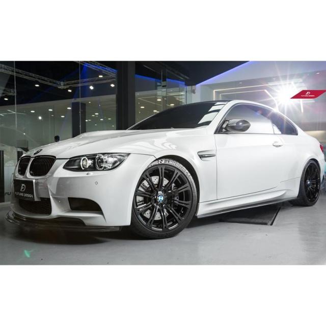 BMW 3シリーズ E90 E92 E93 M3専用 サイドスカート スポイラー 本物Drycarbon ドライカーボン_4