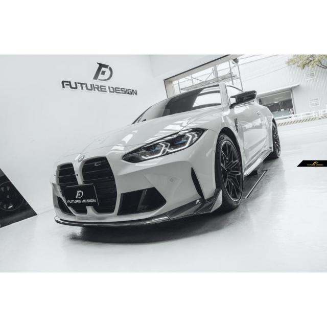 BMW 4シリーズ G82 M4 フロント用 リップスポイラー 本物DryCarbon ドライカーボン カスタム CSL エアロの通販は 100,500円