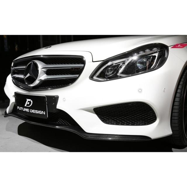 BENZ メルセデスベンツ Eクラス W212 LCI AMGフロントバンパー用リップスポイラー 本物DryCarbon ドライカーボン エアロ O スタイル　_3