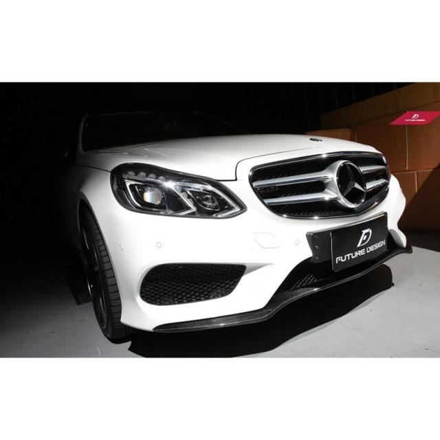 BENZ メルセデスベンツ Eクラス W212 LCI AMGフロントバンパー用リップスポイラー 本物DryCarbon ドライカーボン エアロ O スタイル　_5