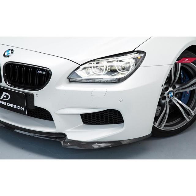BMW 6シリーズ F06 F12 F13 M6フロント用カーボン リップスポイラー パフォーマンス V アンダー リップ_2