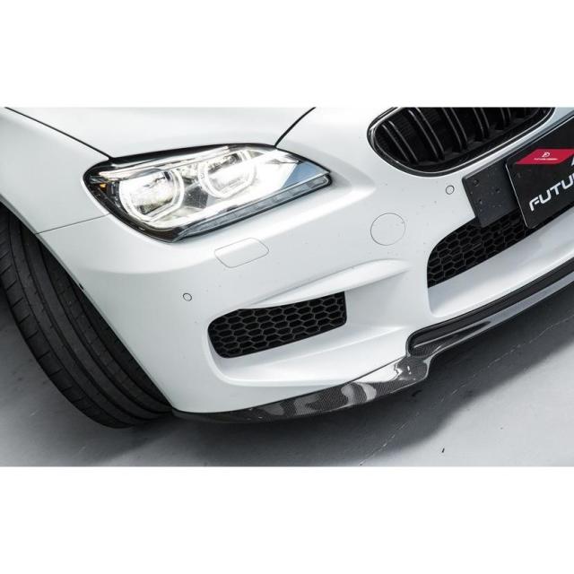 BMW 6シリーズ F06 F12 F13 M6フロント用カーボン リップスポイラー パフォーマンス V アンダー リップ_3
