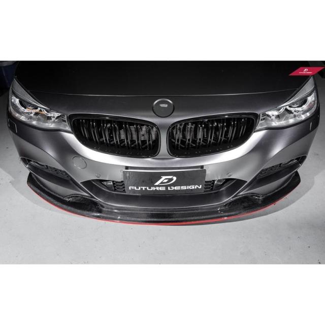 BMW 3シリーズ F34 3GT M-TECH フロント用カーボン リップスポイラー DryCarbon ドライカーボン パフォーマンス DD