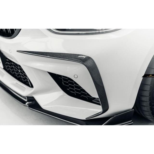 BMW F87 M2 competition フロントバンパー用カーボン カナード 本物DryCarbon ドライカーボン FD パフォーマンス エアロ スポイラーの通販は