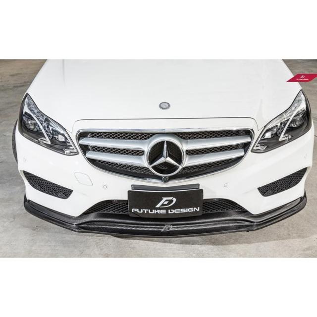 BENZ メルセデスベンツ Eクラス W212 LCI AMGフロントバンパー用リップスポイラー 本物DryCarbon ドライカーボン エアロ FD2 スタイル　の通販は
